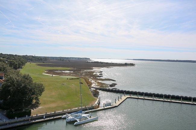 Beautiful Harbour Town golf course